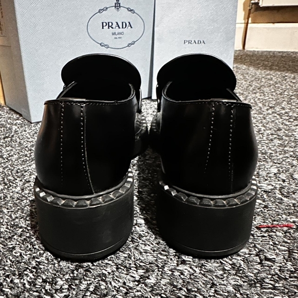 Prada Women\'s Black Loafers